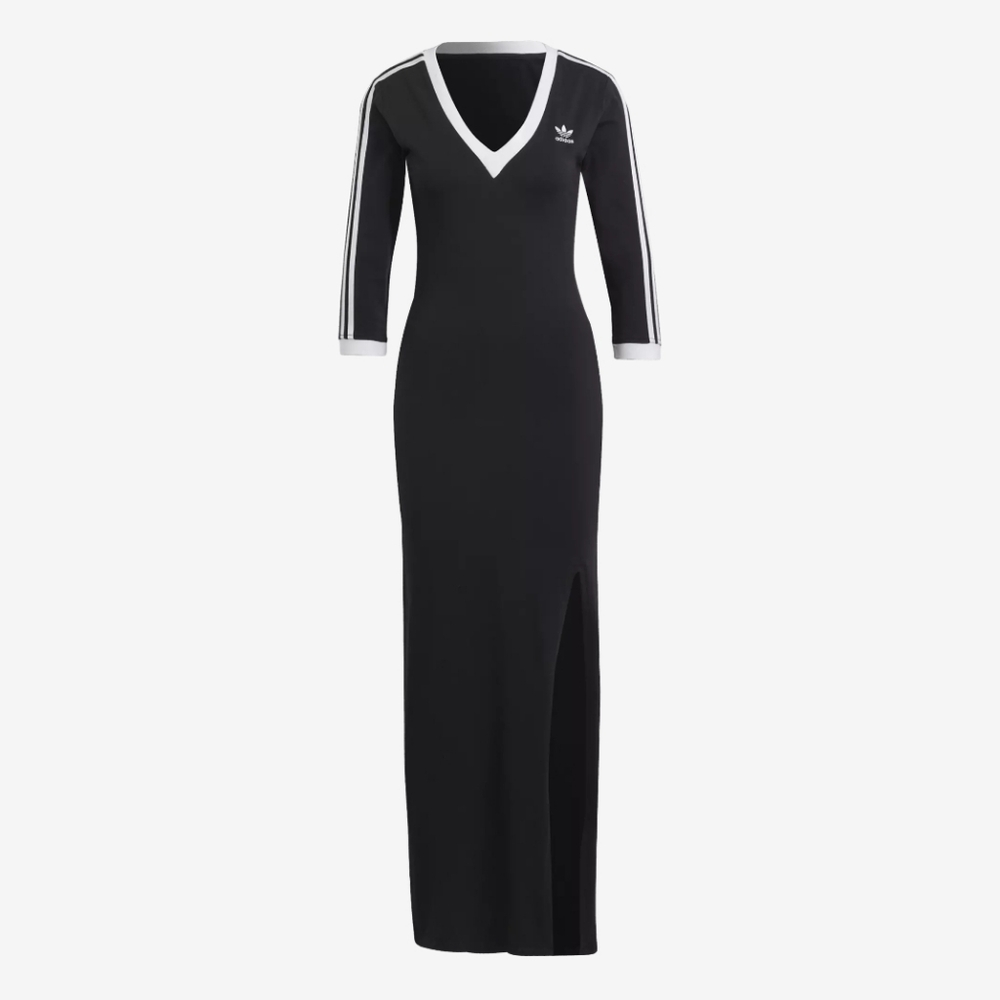Adidas Black Dress with White Stripes - Picture 2 of 4